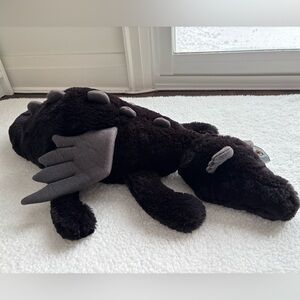 *NWT* Jellycat Huge Black Onyx Dragon Plushie *RARE/Retired*